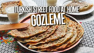 Turkish Gozleme Spinach & Feta / Turkish Street Food At Home