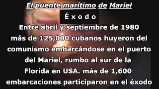 Éxodo Cubano del Mariel 1983. Documental Cubano #212