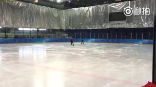 2015 1012 Yan Han & Li Zijun skate Zijun's FS (4)
