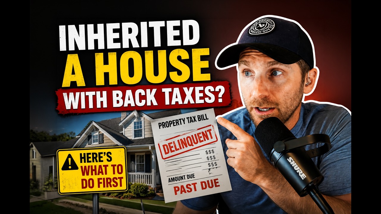 Inherited a house with back taxes or delinquent property taxes?