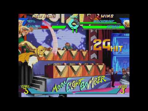 X-Men vs. Street Fighter - Ryu, Charlie vs. Wolverine, Storm 2