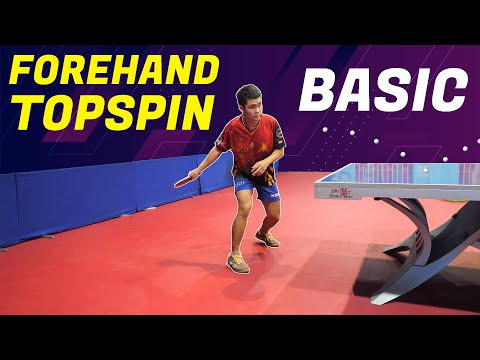 Basic Forehand Topspin | Table Tennis Tutorial | Table Tennis Review [4k]
