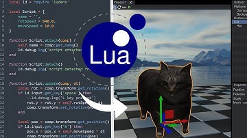 I added Lua Scripting to my Game Engine
