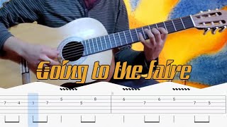 How to play | going to the faire-Blackmore's Night(guitar solo with tab lesson)