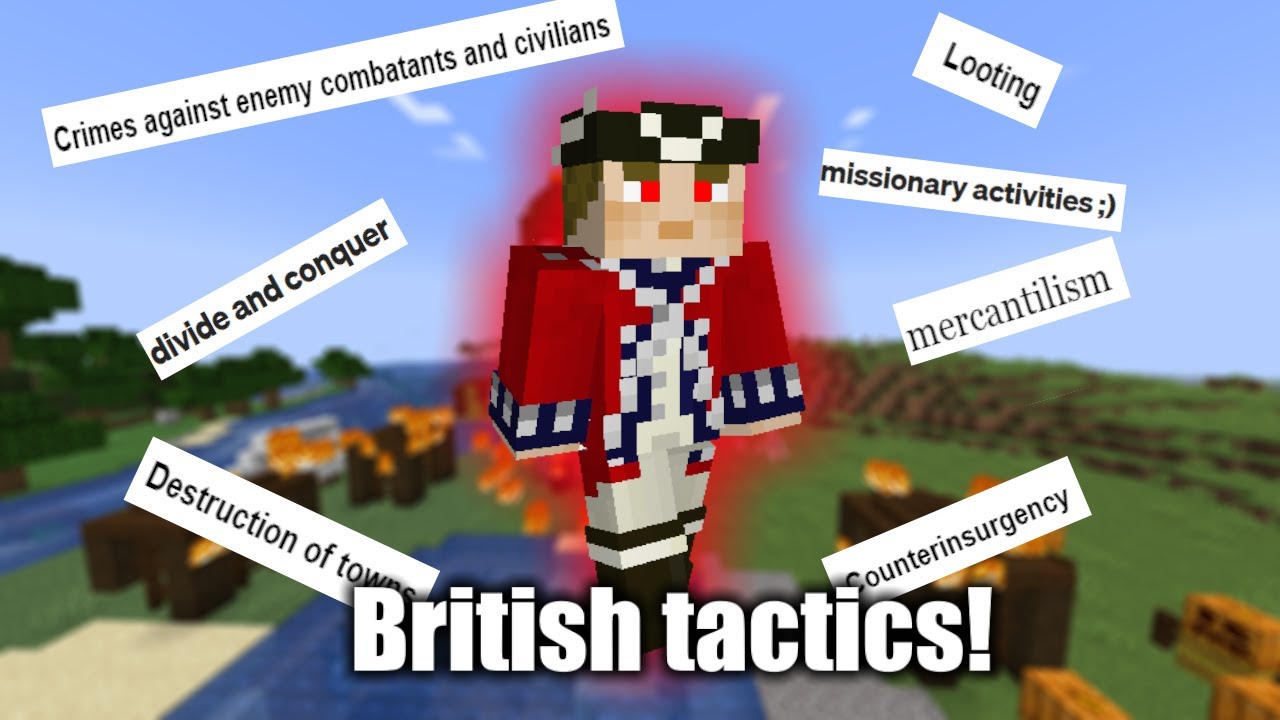 Using the british empires tactics to make an empire in minecraft - YouTube