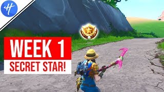 Fortnite Season 9 Week 1 Secret Star Location! (Fortnite Week 1 Loading Screen)