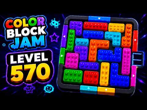 Color Block Jam Level 570 Walkthrough | Step by Step Solution