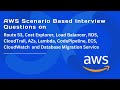 AWS Scenario-Based Interview Questions on Route 53, Cost Explorer, Load Balancer, RDS, AZs, and ECS