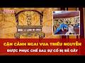 Cận cảnh hình ảnh Ngai vua triều Nguyễn đã được phục chế sau sự cố bị bẻ gãy | Tin nhanh