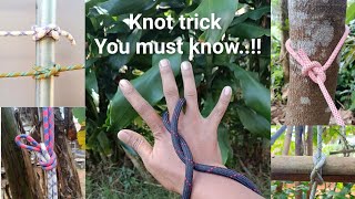 A collection of knots you must know. #outdoors #knots #survival #camping #ukoutdoors #usoutdoors