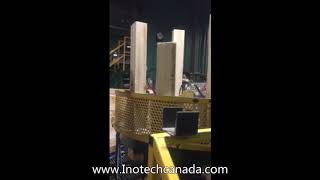 Block trimmer for pallet Inotech tailleur de blocs pour palettes