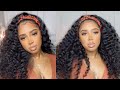 Deep Wave Headband Wig | Beginner Friendly Wig | Affordable wig| LUVME HAIR