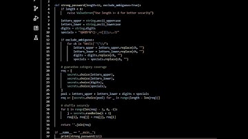 password generator 🔑 in python 🐍 #viral #python#programming #correctcoding#shorts#passwordgenerator