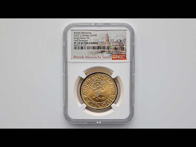 2022 英国（イギリス） 君主 シリーズ ヘンリー7世 100ポンド 金貨 1