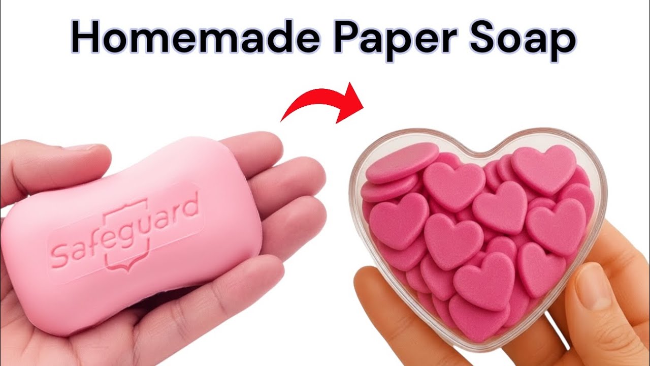 Homemade Paper Soap Making | Pocket Soap Business Idea 