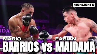 MARIO BARRIOS VS FABIAN MAIDANA HIGHLIGHTS | KNOCKOUT