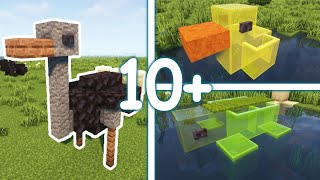 10+ Animals Build Hacks & Ideas in Minecraft