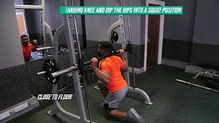 How To Do One Legged Smith Machine Split Squat | Exercise Demo