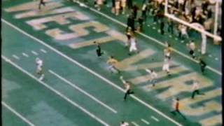 WVU's Bill McKenzie Kick Beats Pitt in 1975