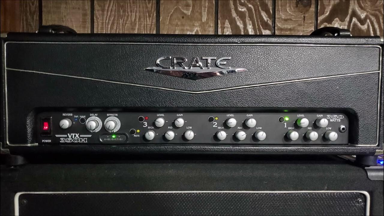 Crate VTX350H w/ built in chorus boosted with SD1 YouTube