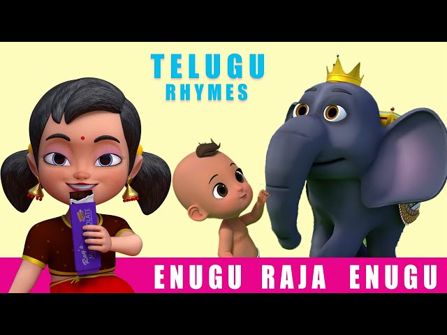 Popular Kids Song and Telugu Nursery Story 'The Elephant King' for Kids -  Check out Children's Nursery Rhymes, Baby Songs and Fairy Tales In Telugu