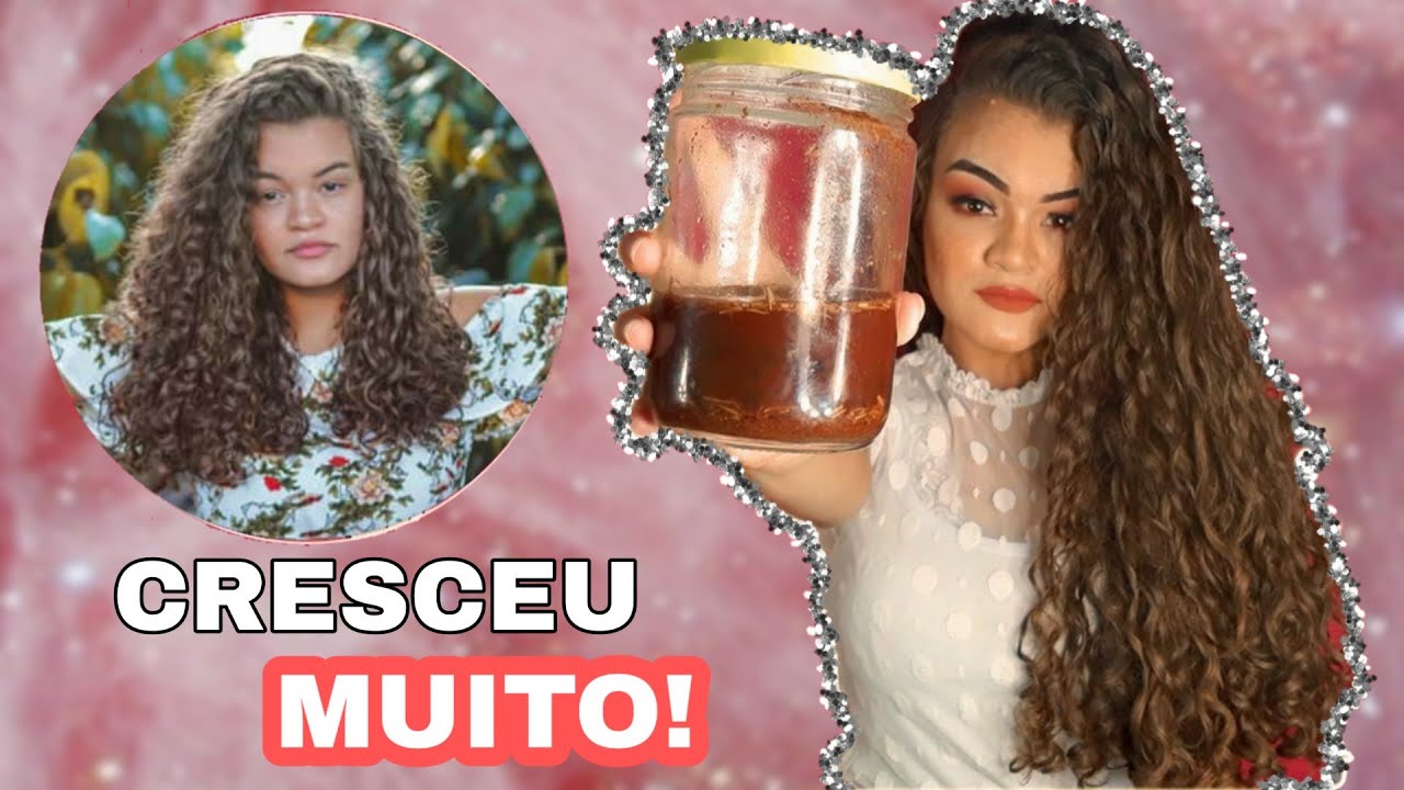 COMO MEU CABELO CRESCEU TÃO RÁPIDO? *Revelei minha receita secreta*