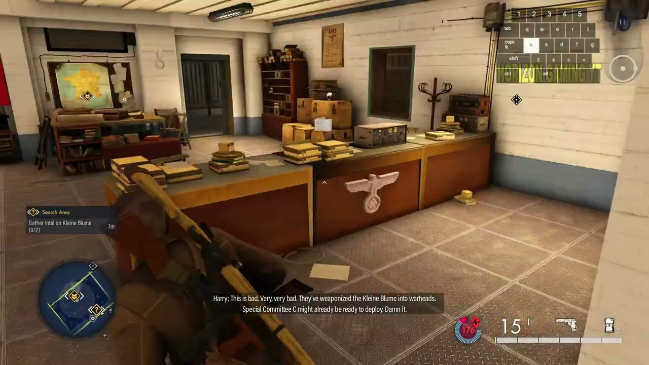 Проникнуть в Форт-Руж — Собрать информацию о Клейн Блюме, найти объект — Элитный снайпер Сопротив...