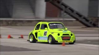 Fiat 500 S1000Rr 4X4 Bmw Engine Race Car Proto Fast 2016 Reyml95 Autoslalom Bozen Drift Sound