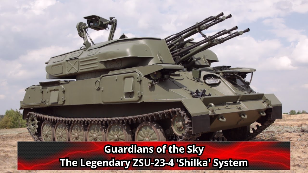 Guardians of the Sky The Legendary ZSU 23 4 'Shilka' System - YouTube