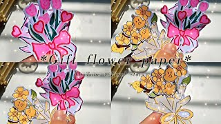 DIY Gift flower🌷🌼🌸 \/\/ 🌷Tutorial on making a bouquet gift idea from paper 🌷\/\/ 