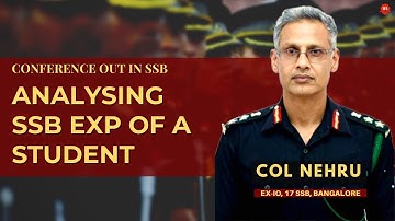 Why This Candidate Was Not Recommended in Conference | SSB Conference Stories With Col Nehru