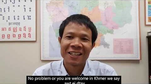 Learning Khmer language, useful sentences in ASEAN languages