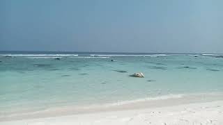 A glimpse of North Tip End Beach of  Kalpeni Island in Lakshadweep Archipelago.