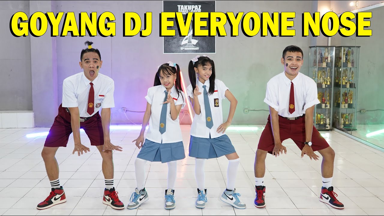 GOYANG ZUMBA SENAM DANCE DJ EVERYONE NOSE - ANAK SD VS ANAK SMA