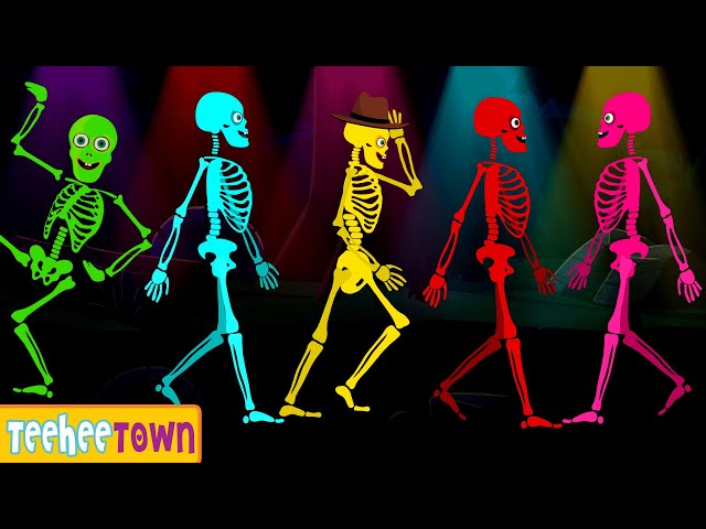 Midnight Magic | Five Skeletons Went Out One Night | Funny