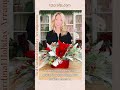 Red Cardinal Christmas Arrangement – Classic Holiday Centerpiece with Velvet Florals
