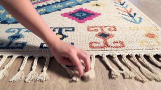 Mayan Earth Rug Demo  | Nomadic Fabric
