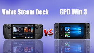 Valve Steam Deck Vs GPD Win 3 Full Specs Comparison