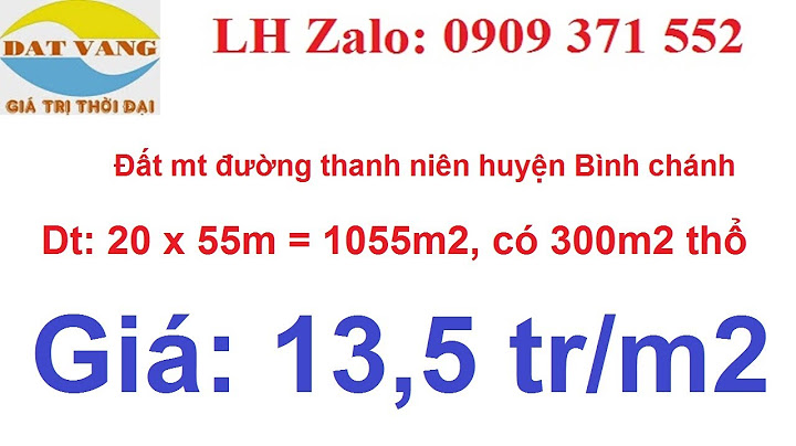 Bán đất kdc phạm văn hai bình chánh năm 2024