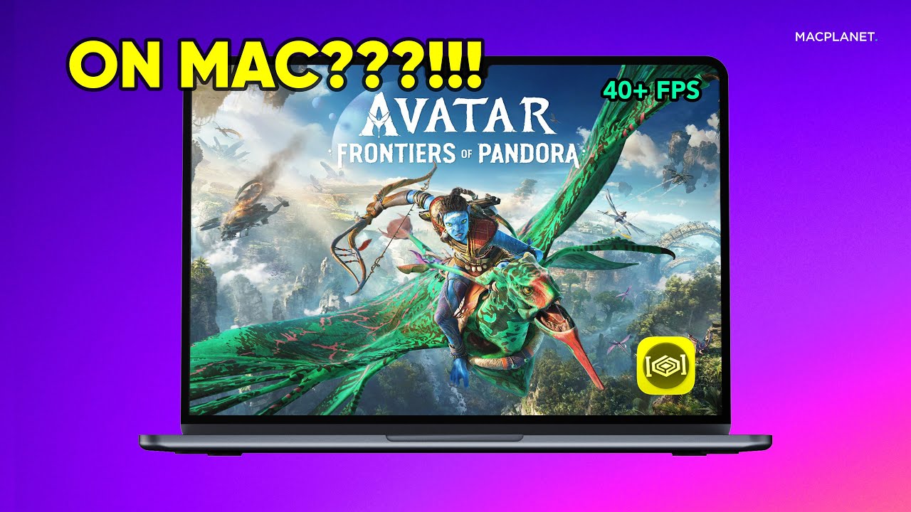 Avatar Frontiers of Pandora on MacBook Air — CrossOver Performance & Gameplay