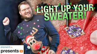 Craft a Festive LED Christmas Sweater Featuring the ATtiny416! by element14 presents 2,328 views 4 months ago 9 minutes, 45 seconds