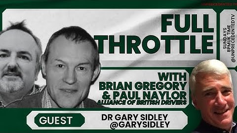 Full Throttle | Dr Gary Sidley | Government Nudging & Behavioural Psychology