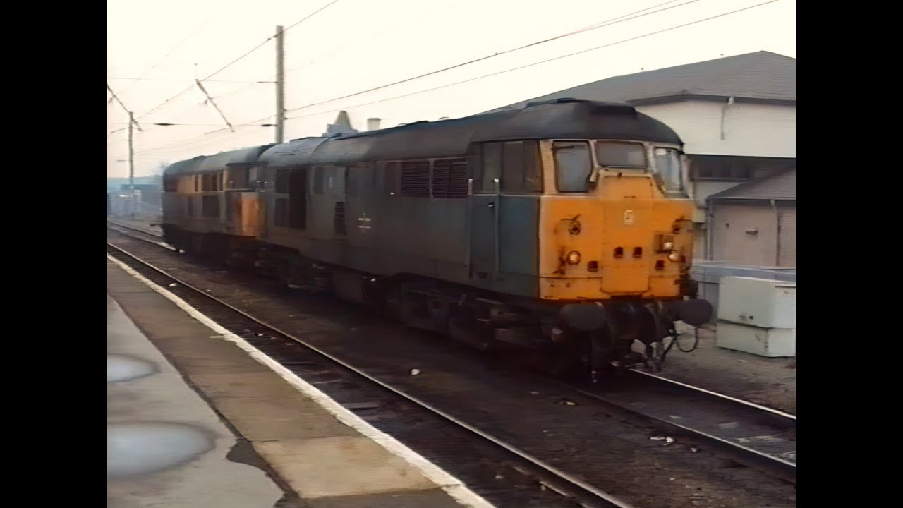 British Rail in the 1990s – Classic Traction in Action at Warrington Bank Quay