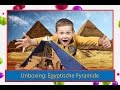 Vlog. Unboxing: Egyptische Pyramide Playmobil 5386. Reviews auf Kinderkanal DaRom.