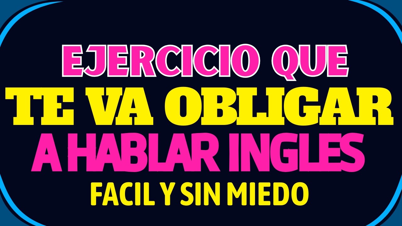 ESCUCHA ESTO 5 DÍAS Y HABLARÁS INGLÉS SIN MIEDO MÉTODO INTENSIVO PARA PENSAR Y RESPONDER COMO NATIVO