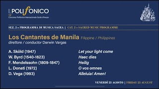 Los Cantantes de Manila: Category II Sacred Music Programme Performance @ Il Polifonico 2024