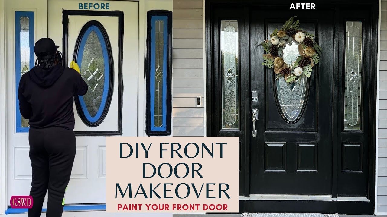 Paint Glass Doors, the Easy Way