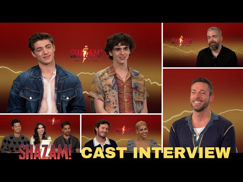 Entrevista con Asher Angel y el elenco de Shazam! Fury of the Gods