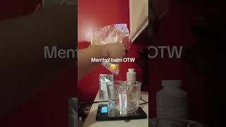 #mixing #mentholbalm #newnew #newproductalert