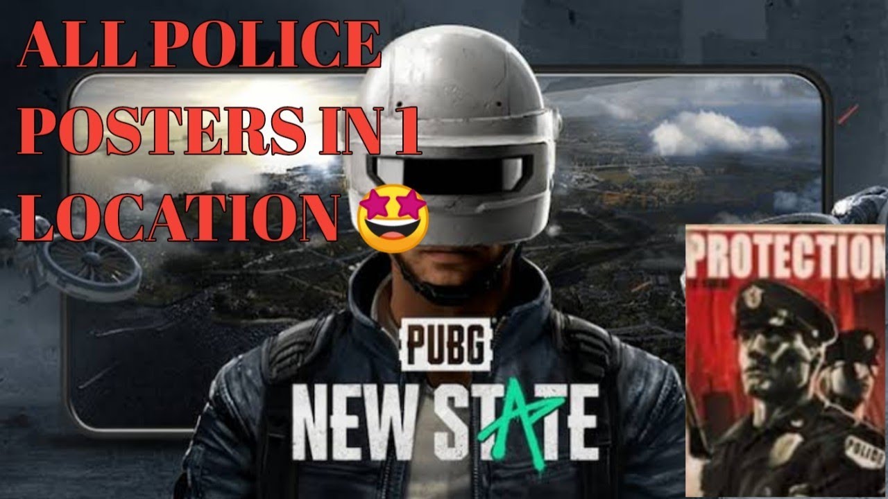 HOW TO FIND 3 POLICE POSTERS IN PUBG MOBILE NEW STATE